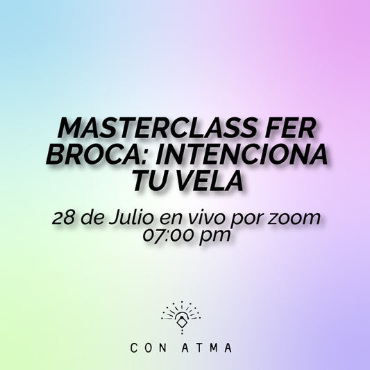MASTERCLASS INTENCIONA TU VELA CON FER BROCA