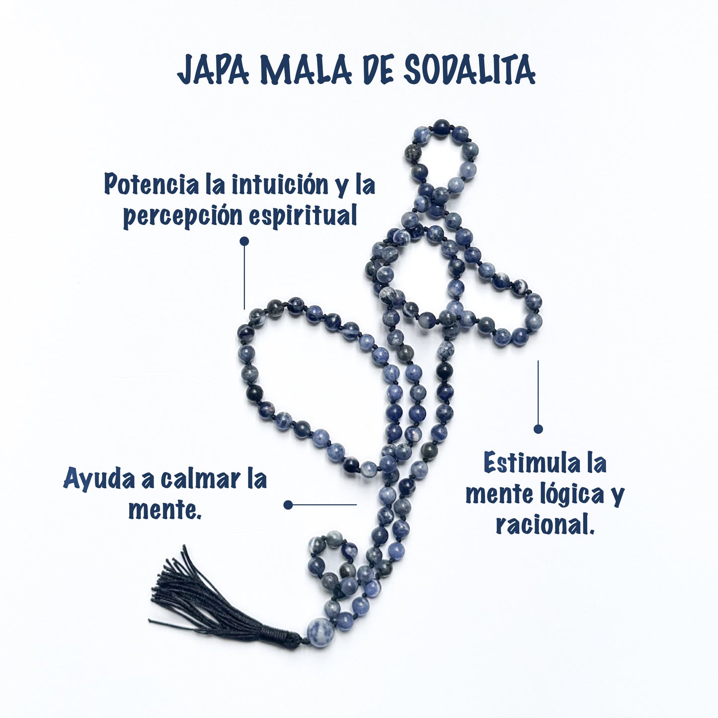 Japa Mala de Cuarzo