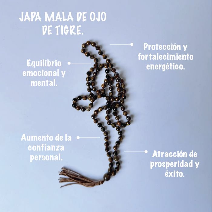 Japa Mala de Cuarzo
