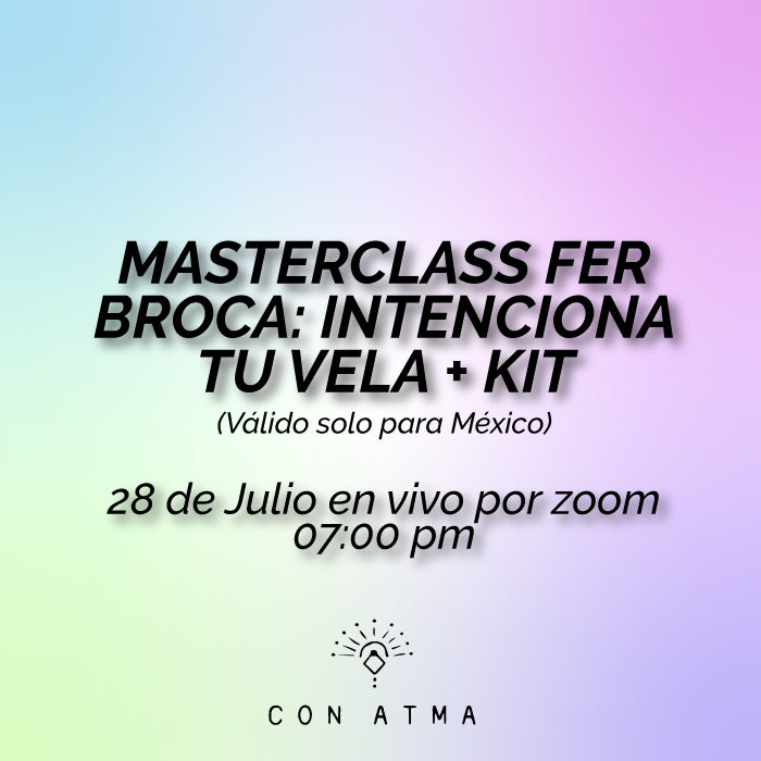 MASTERCLASS INTENCIONA VELAS + KIT