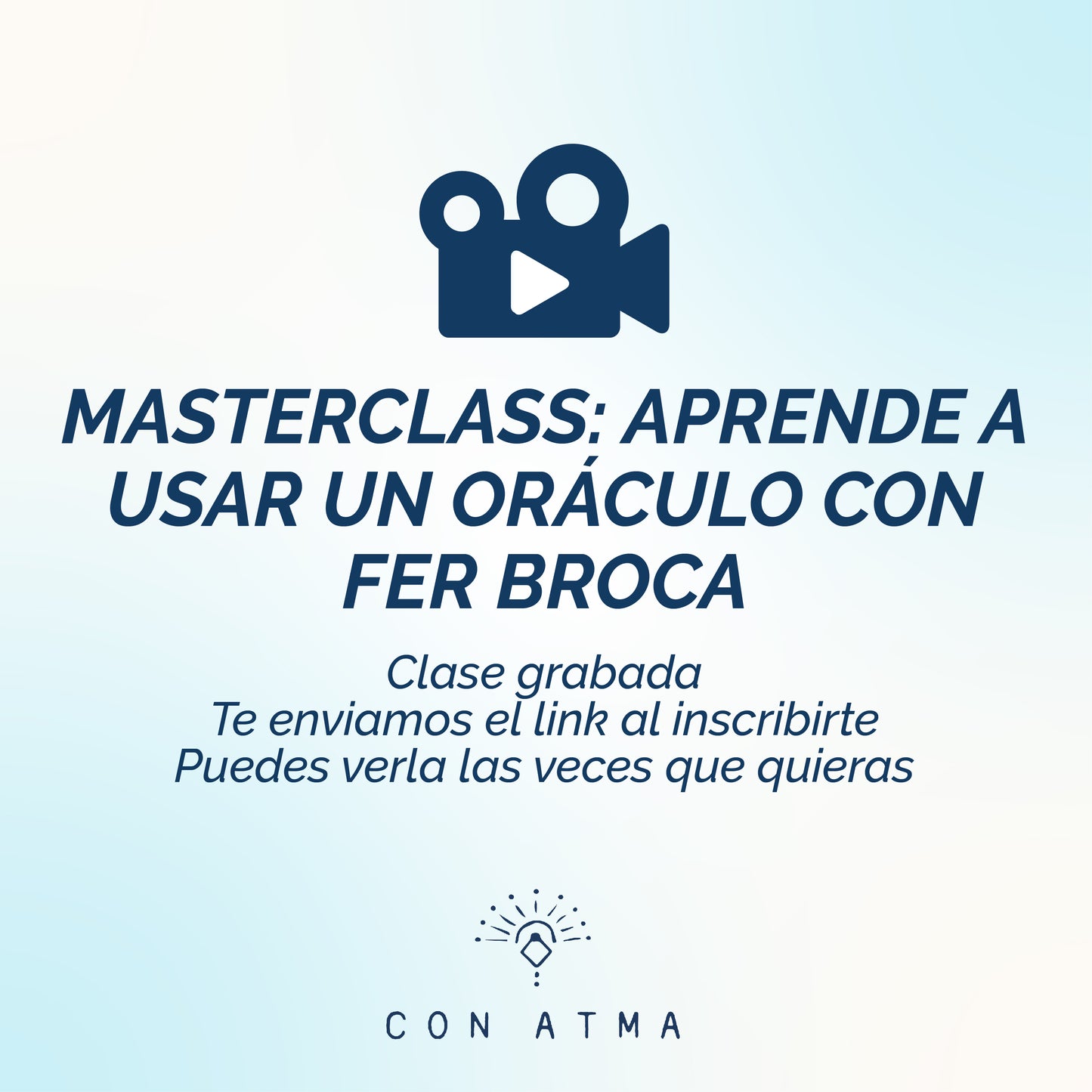 MASTERCLASS APRENDE A USAR UN ORÁCULO CON FER BROCA