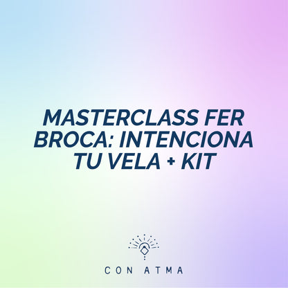 MASTERCLASS INTENCIONA VELAS + KIT