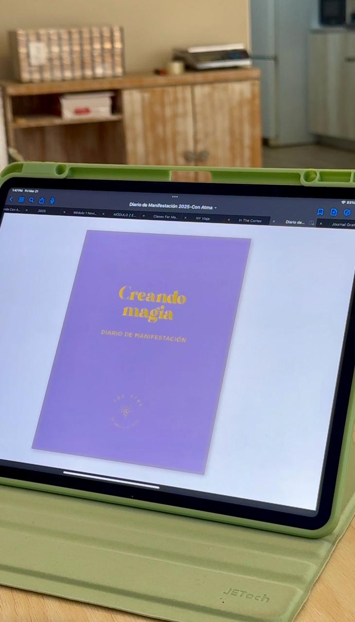 CREANDO MAGIA: DIARIO DE MANIFESTACIÓN (VERSIÓN DIGITAL)