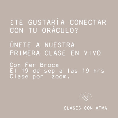 CLASE ONLINE: APRENDE A USAR UN ORÁCULO CON FER BROCA