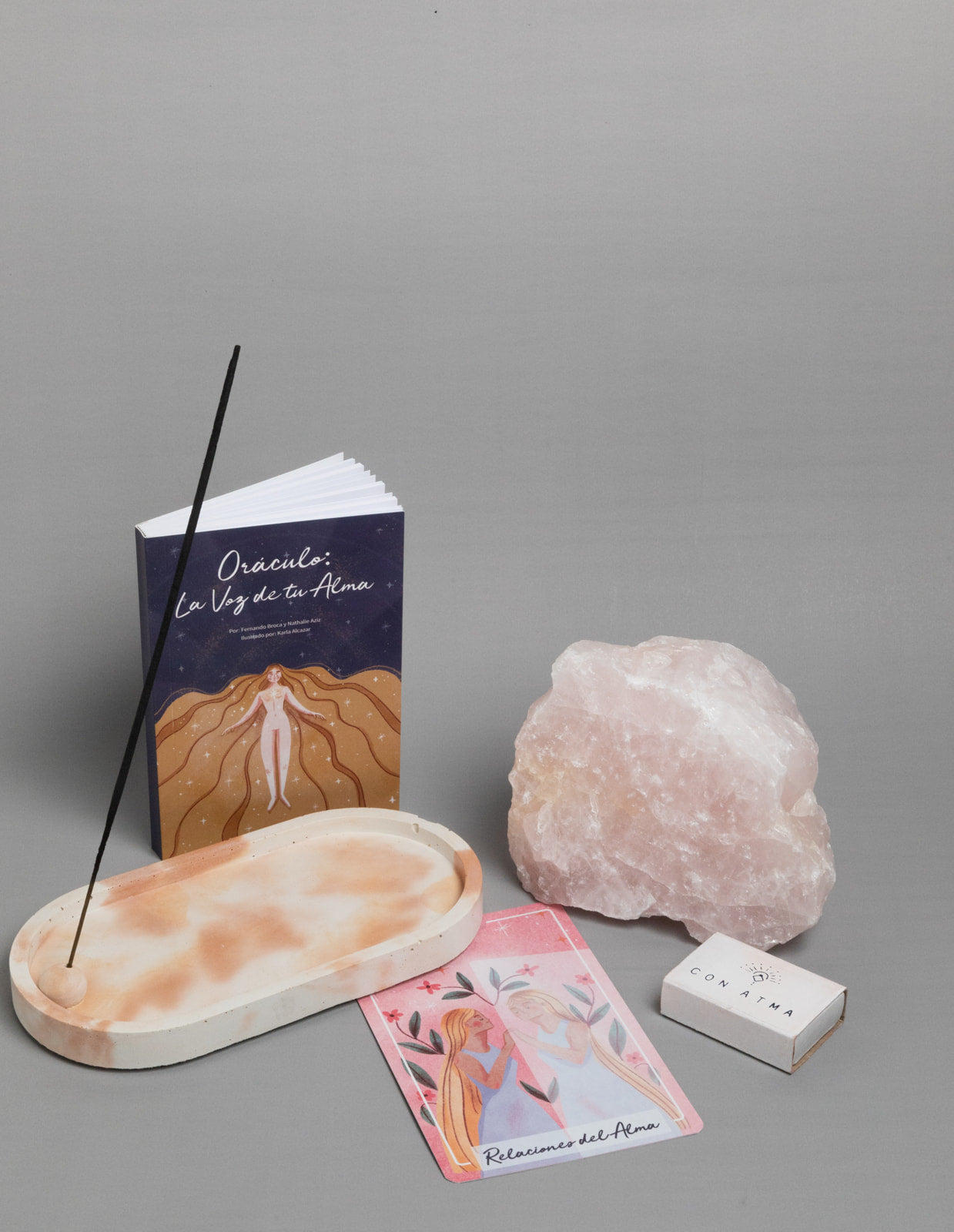 PORTA INCIENSOS ROSA/SALMÓN