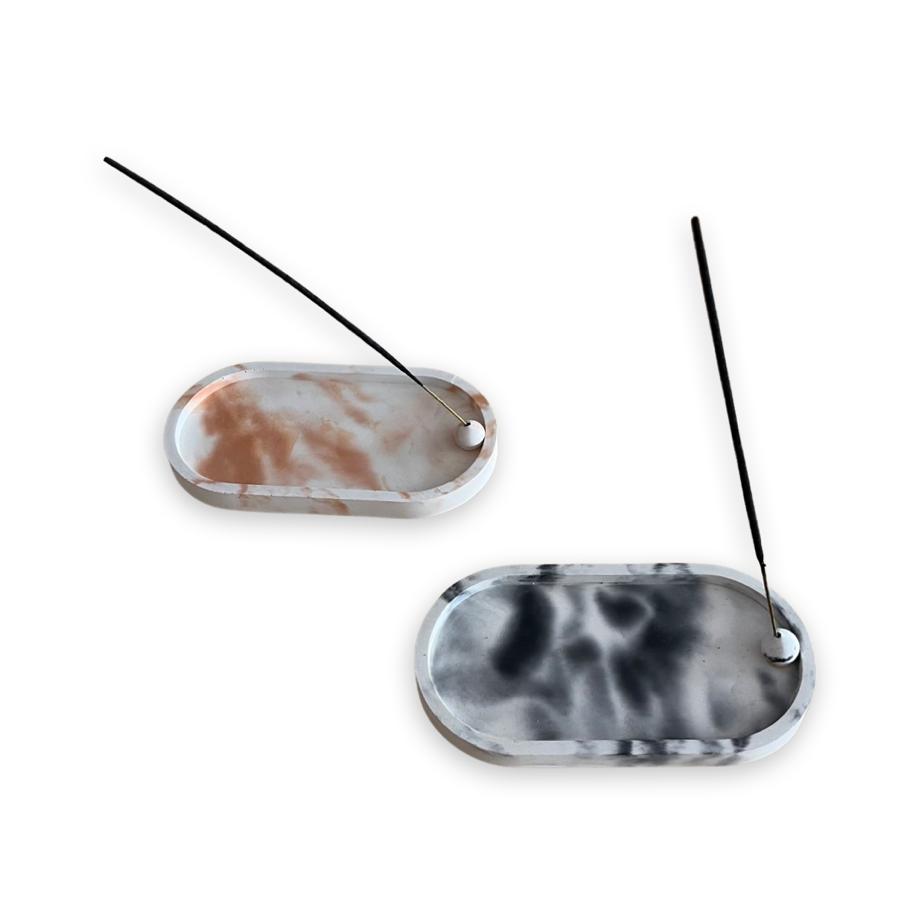 PORTA INCIENSOS NEGRO/GRIS