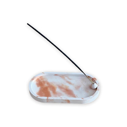 PORTA INCIENSOS ROSA/SALMÓN